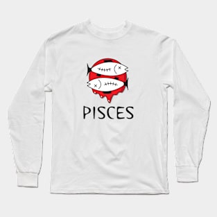 Pisces HORRORscope Long Sleeve T-Shirt